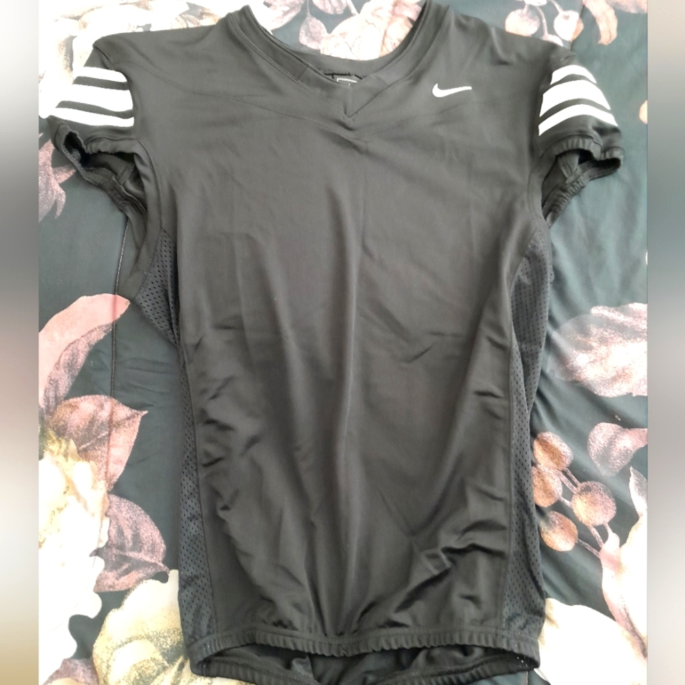 Nike Blank Football Jersey Black/White XL